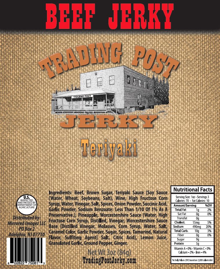 Teriyaki Brisket Beef Jerky