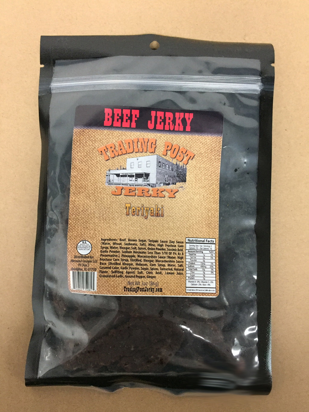 Teriyaki Brisket Beef Jerky